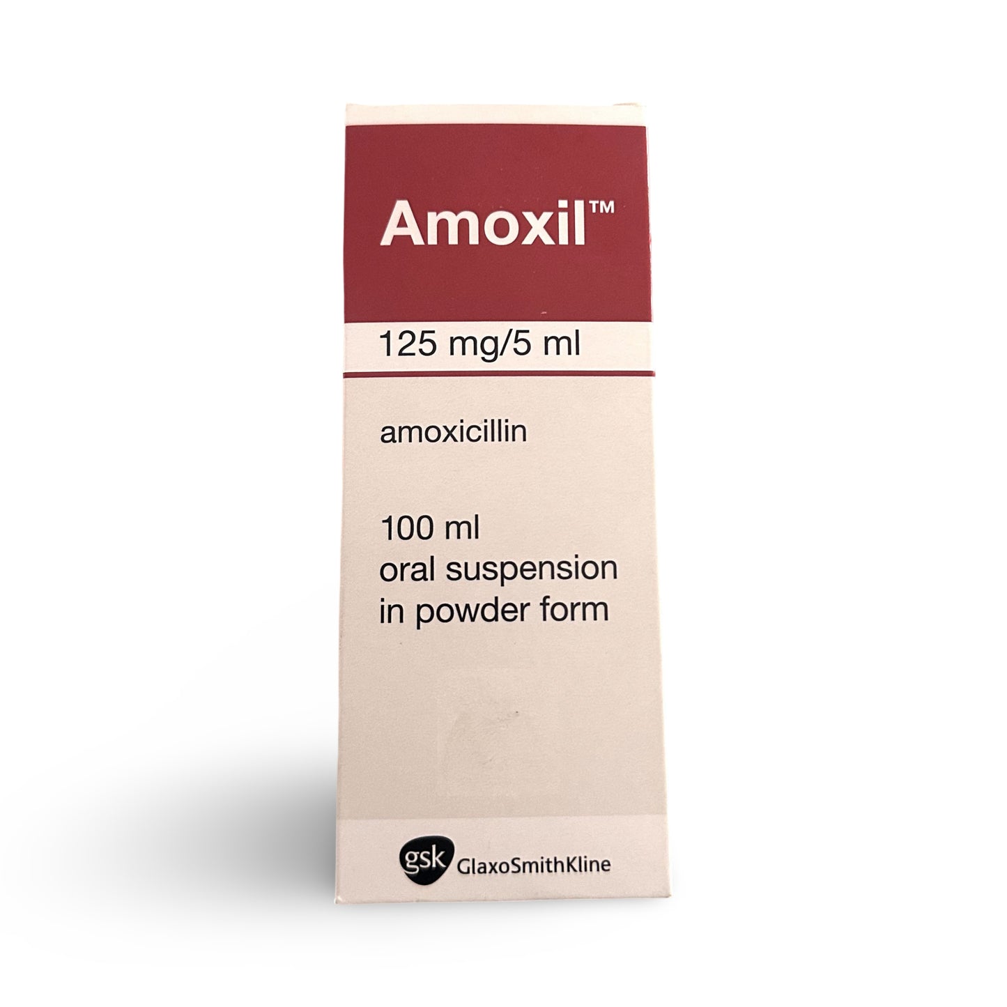 Amoxil 125mg/5ml 100ml Suspension in powder form