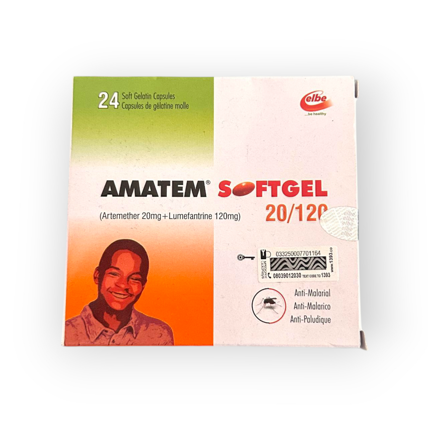 Amatem Softgel 20/120mg (24 softgels)