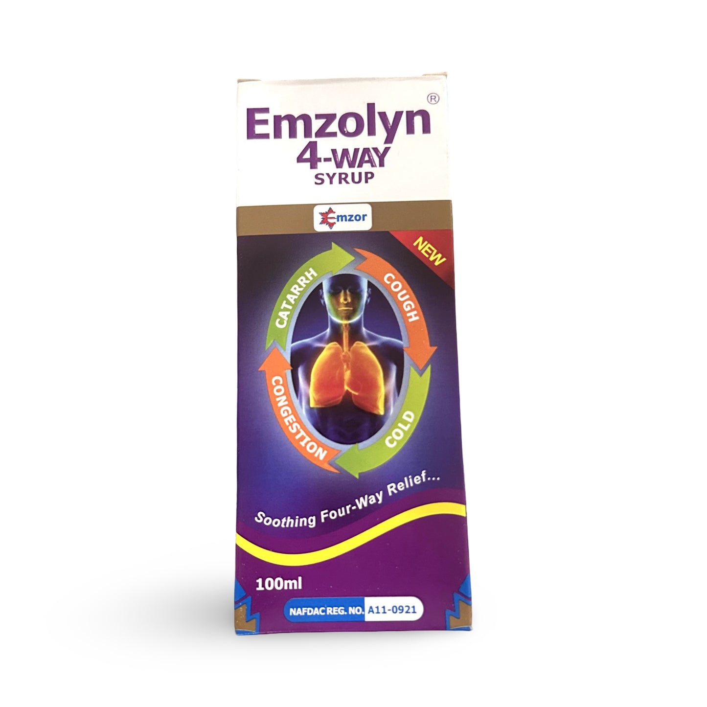 Emzolyn 4-WAY Syrup 100ml