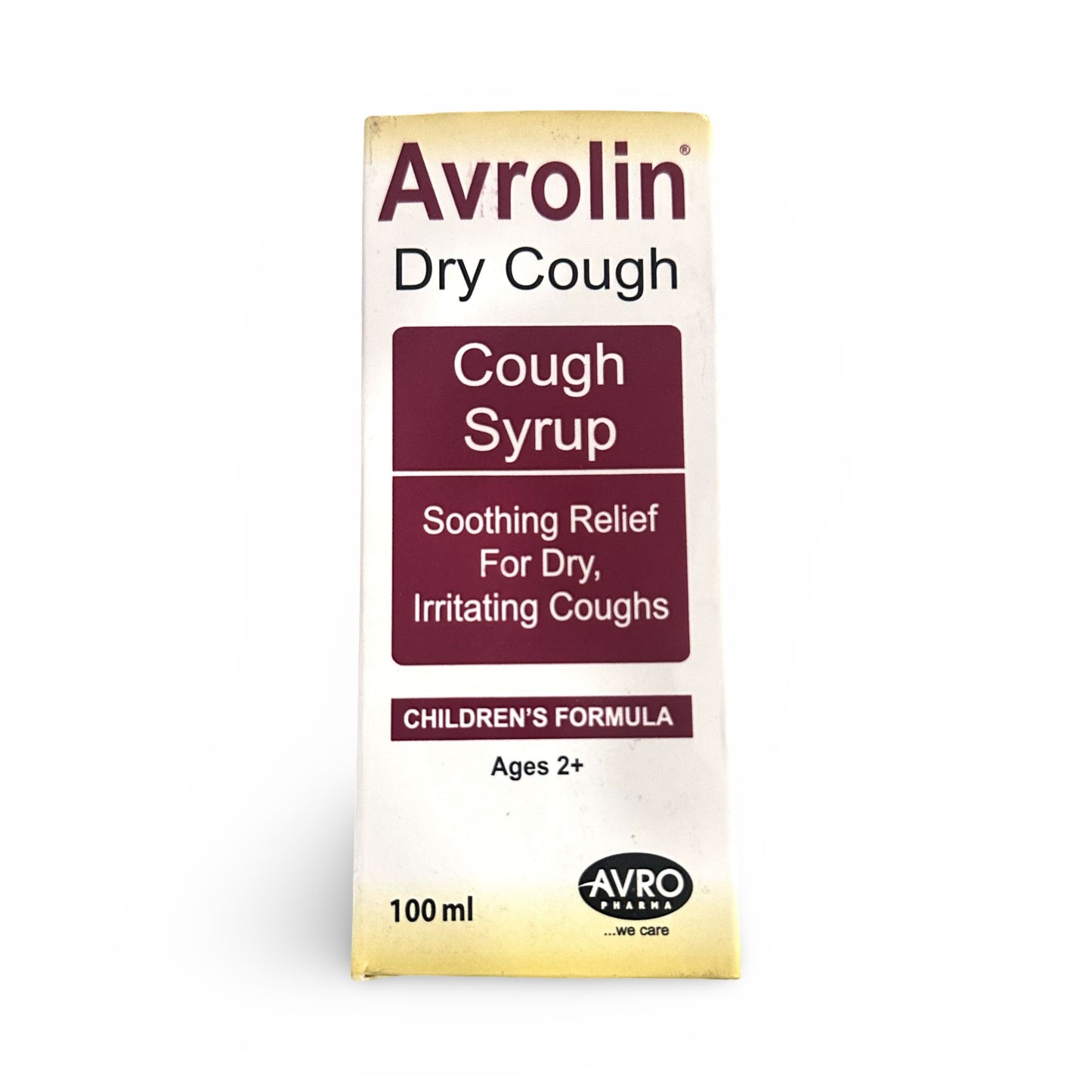 Avrolin Dry Cough - Cough Syrup 100ml for children 2+