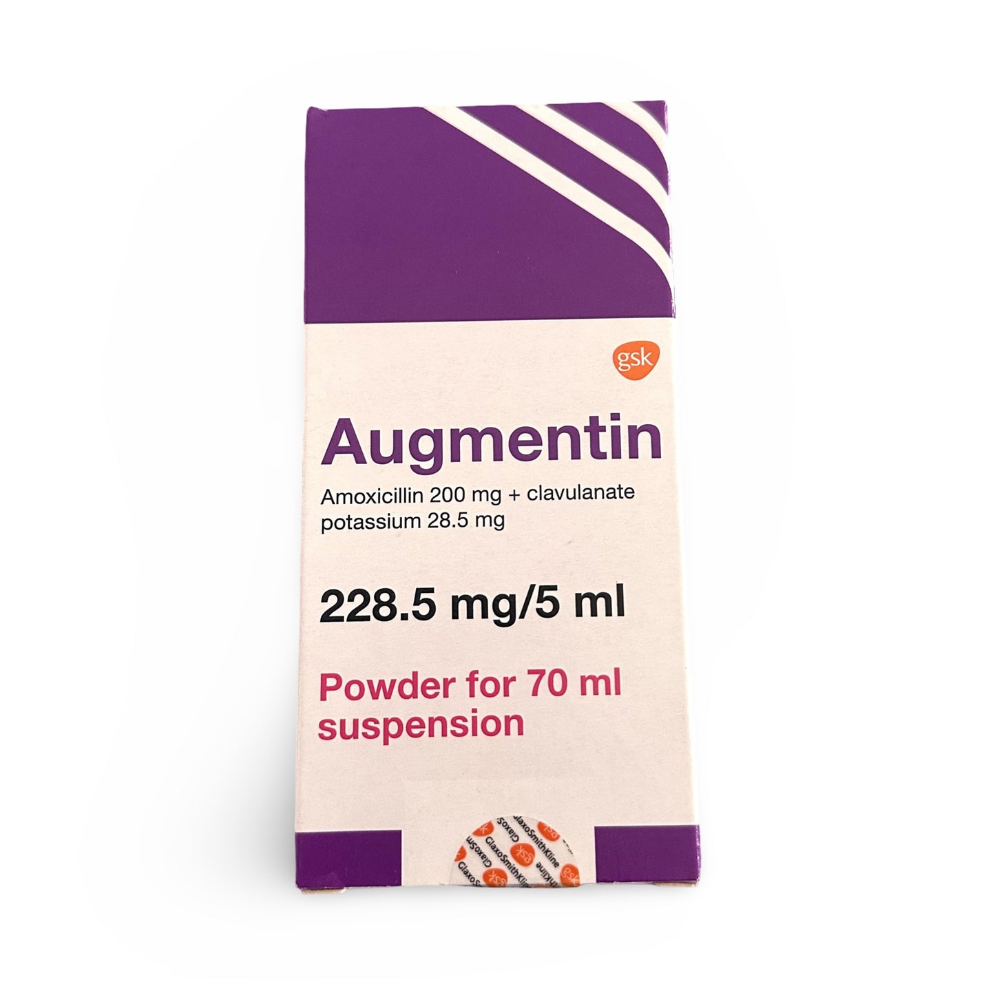 Augmentin 228.5mg/5ml Powder for 70ml Suspension