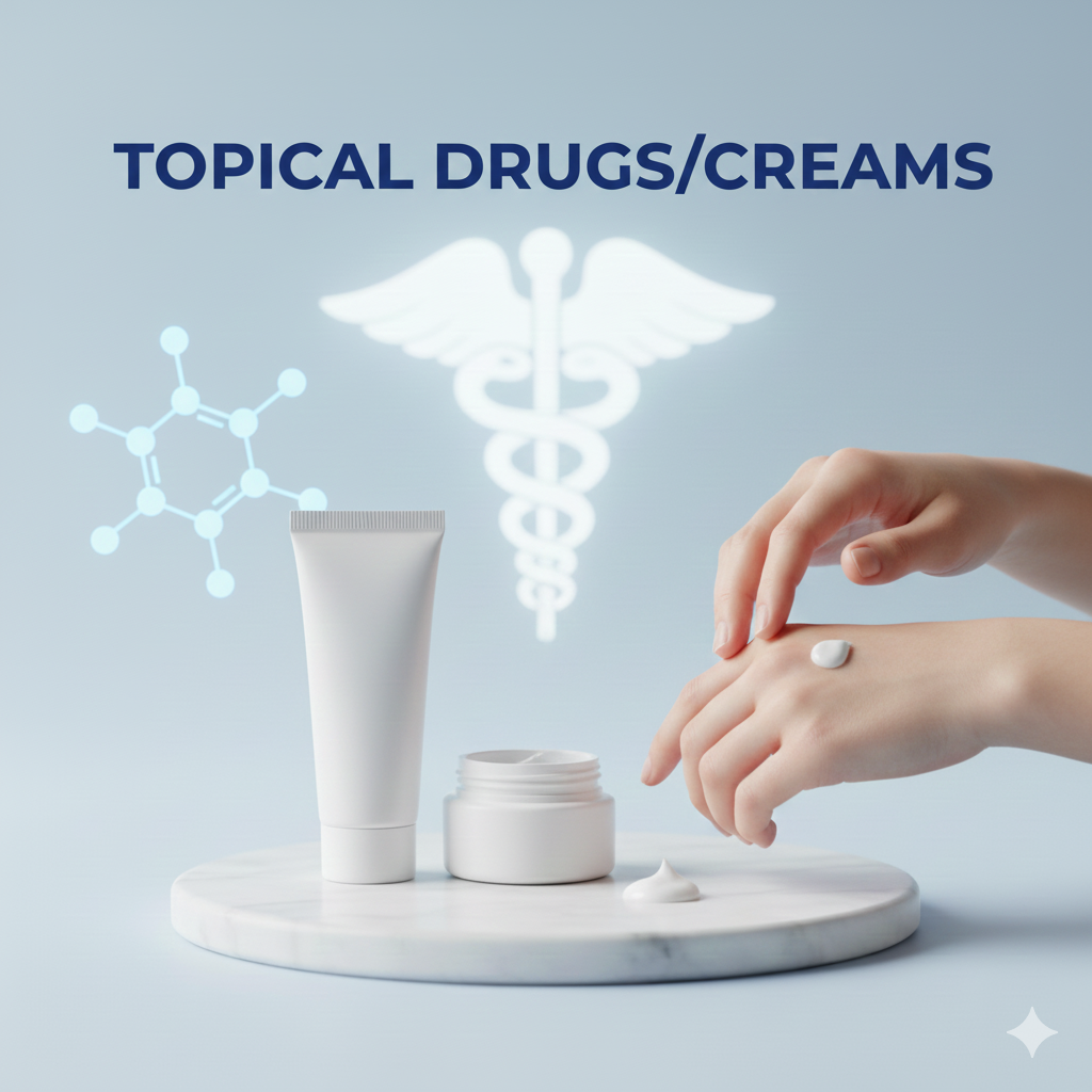 Topical drugs/Creams/Tubes