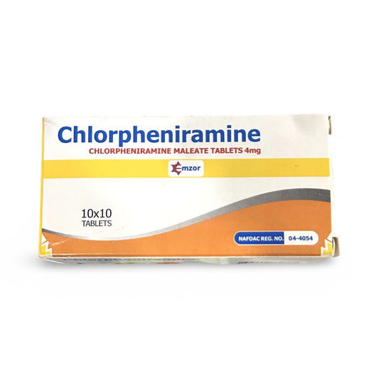 Emzor Chlorpheniramine tablets 4mg