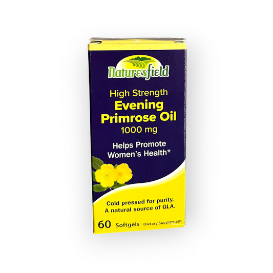 Nature'sfield High Strength Evening Primrose Oil 1000mg