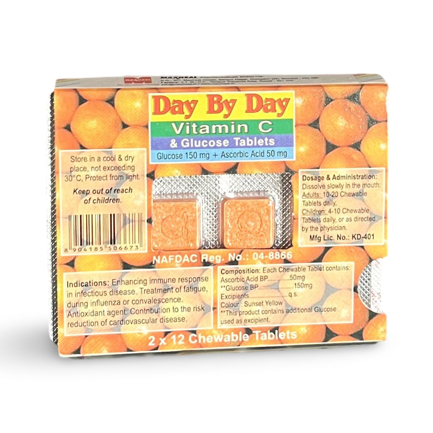 Day By Day Vitamin C + Glucose