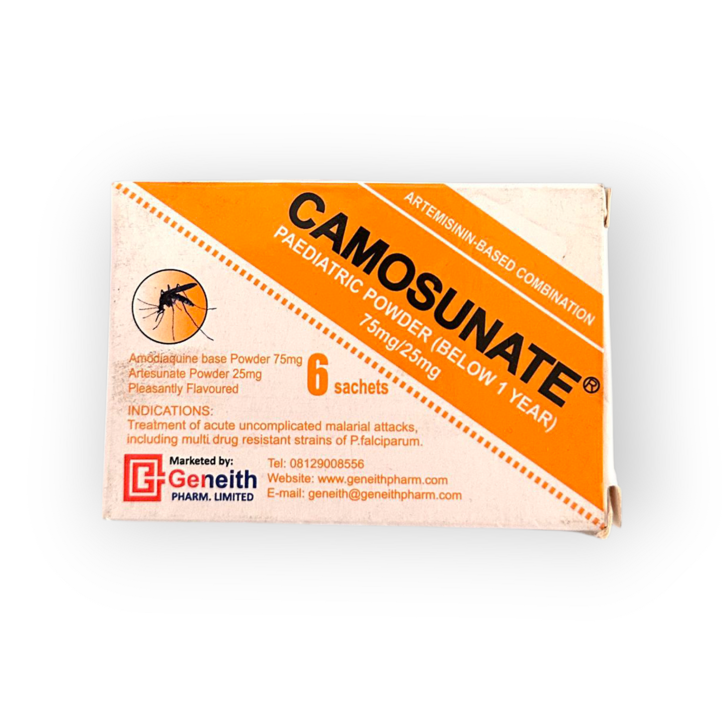 Camosunate Paediatric Powder (below 1 yr) 75mg/25mg