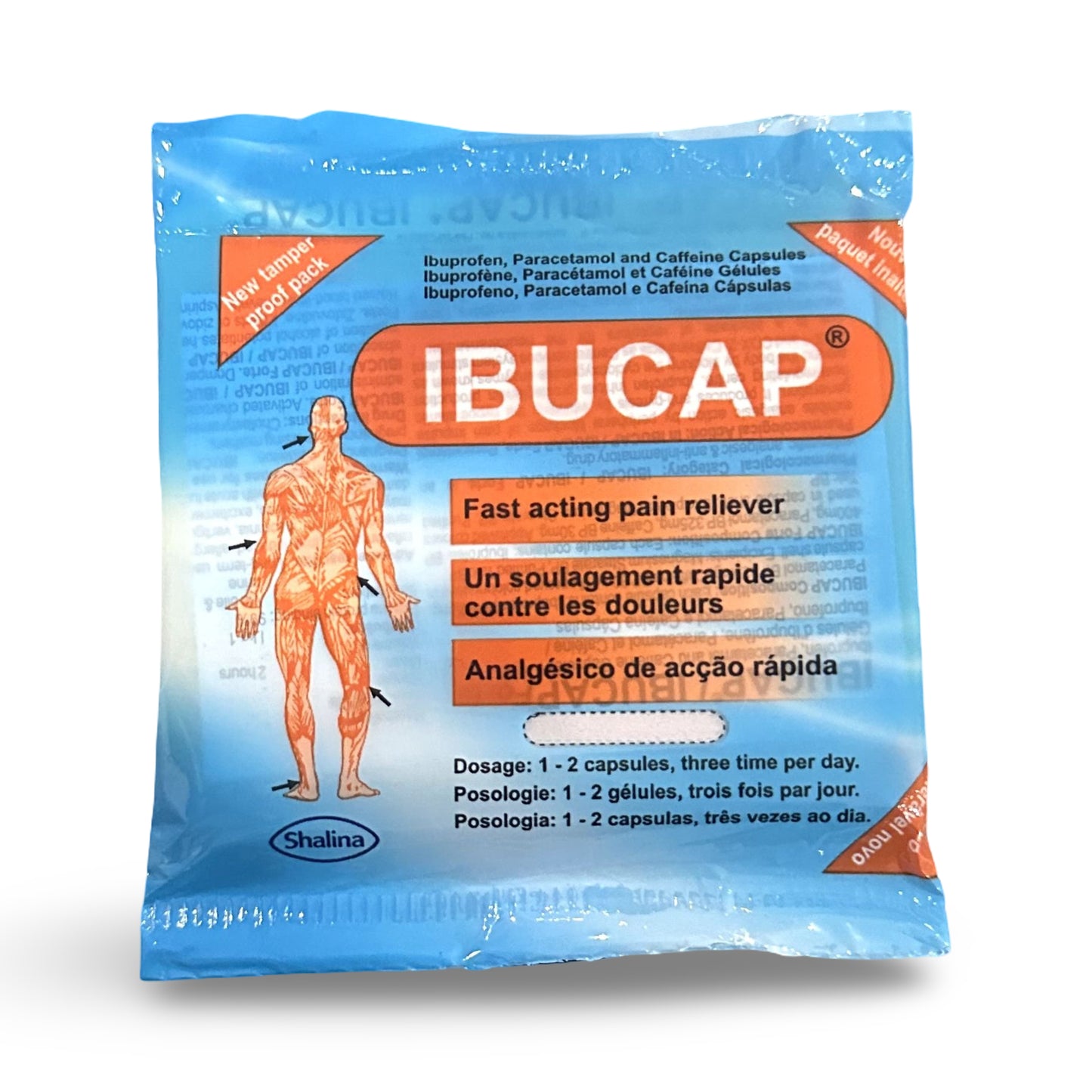 Ibucap fast acting pain relief capsules